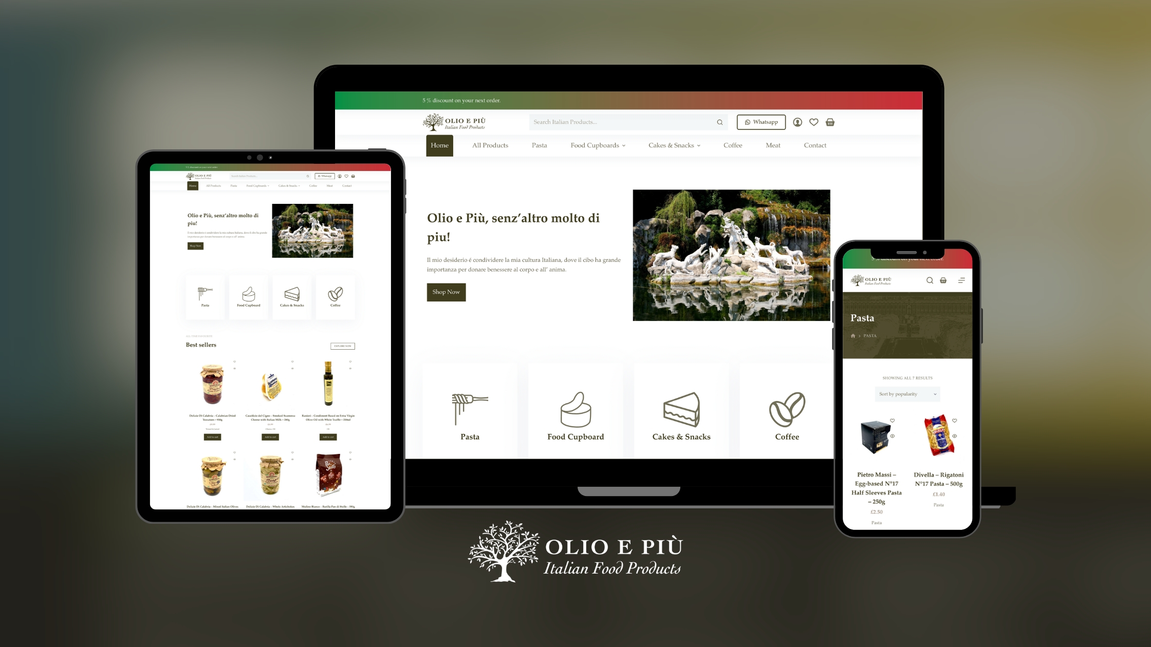 FozDigital Portfolio Olio e Piu