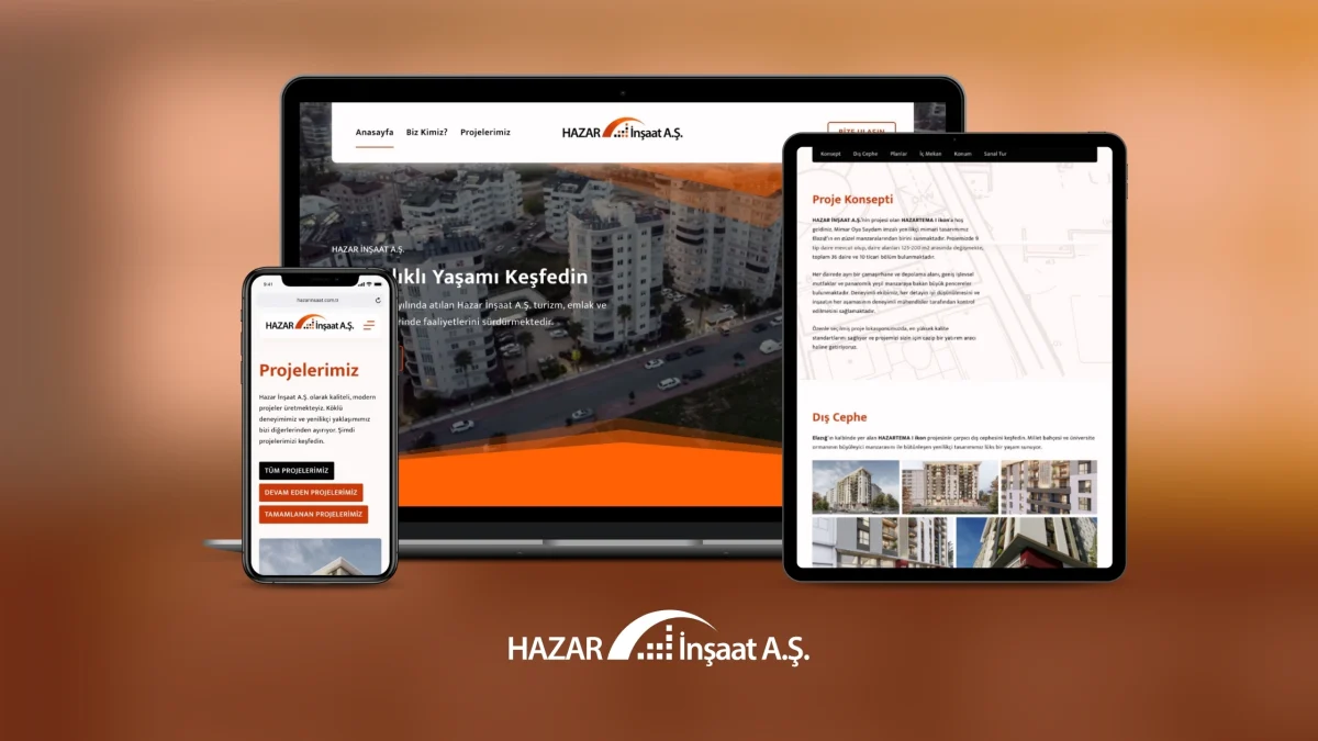 FozDigital Portfolio Hazar Insaat • FozDigital London