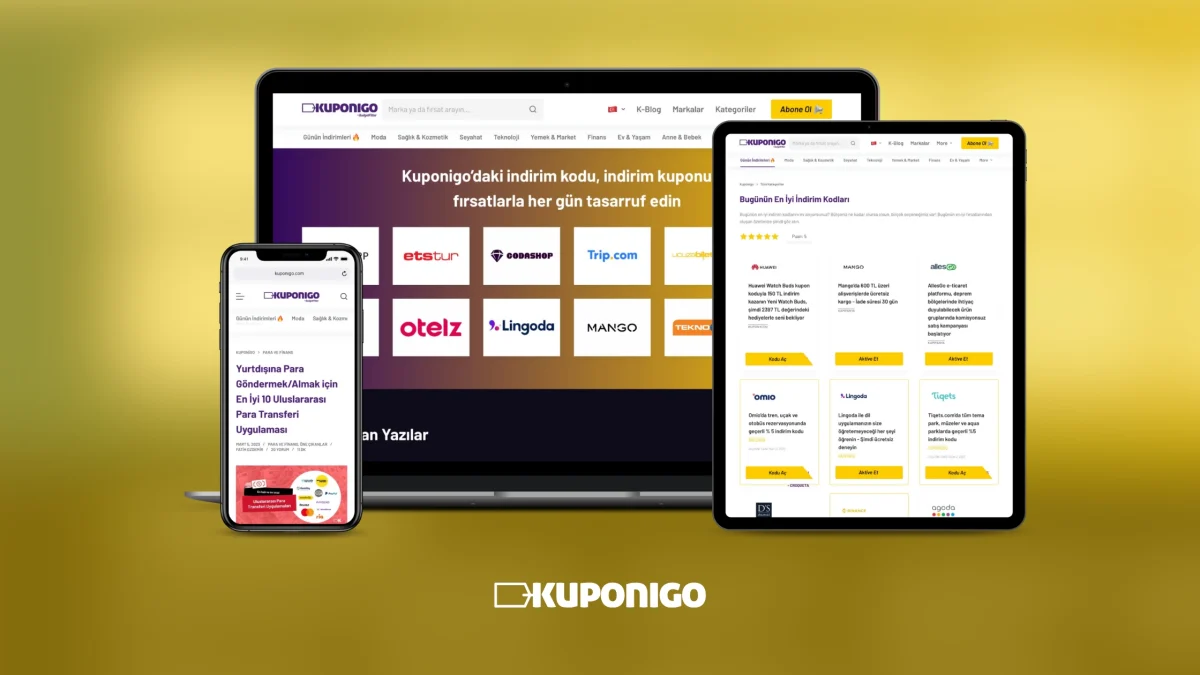 FozDigital Portfolio Kuponigo • FozDigital London