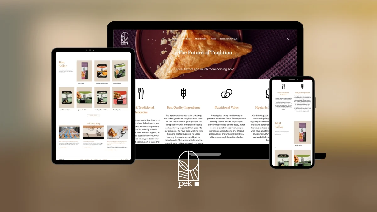 FozDigital Portfolio Pek Food 1 • FozDigital London