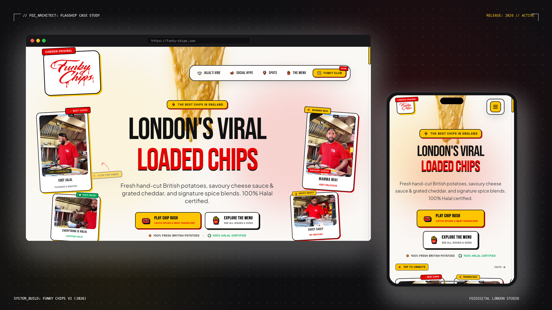 Funky Chips V2 Hero Cover Brand 1 • FozDigital London