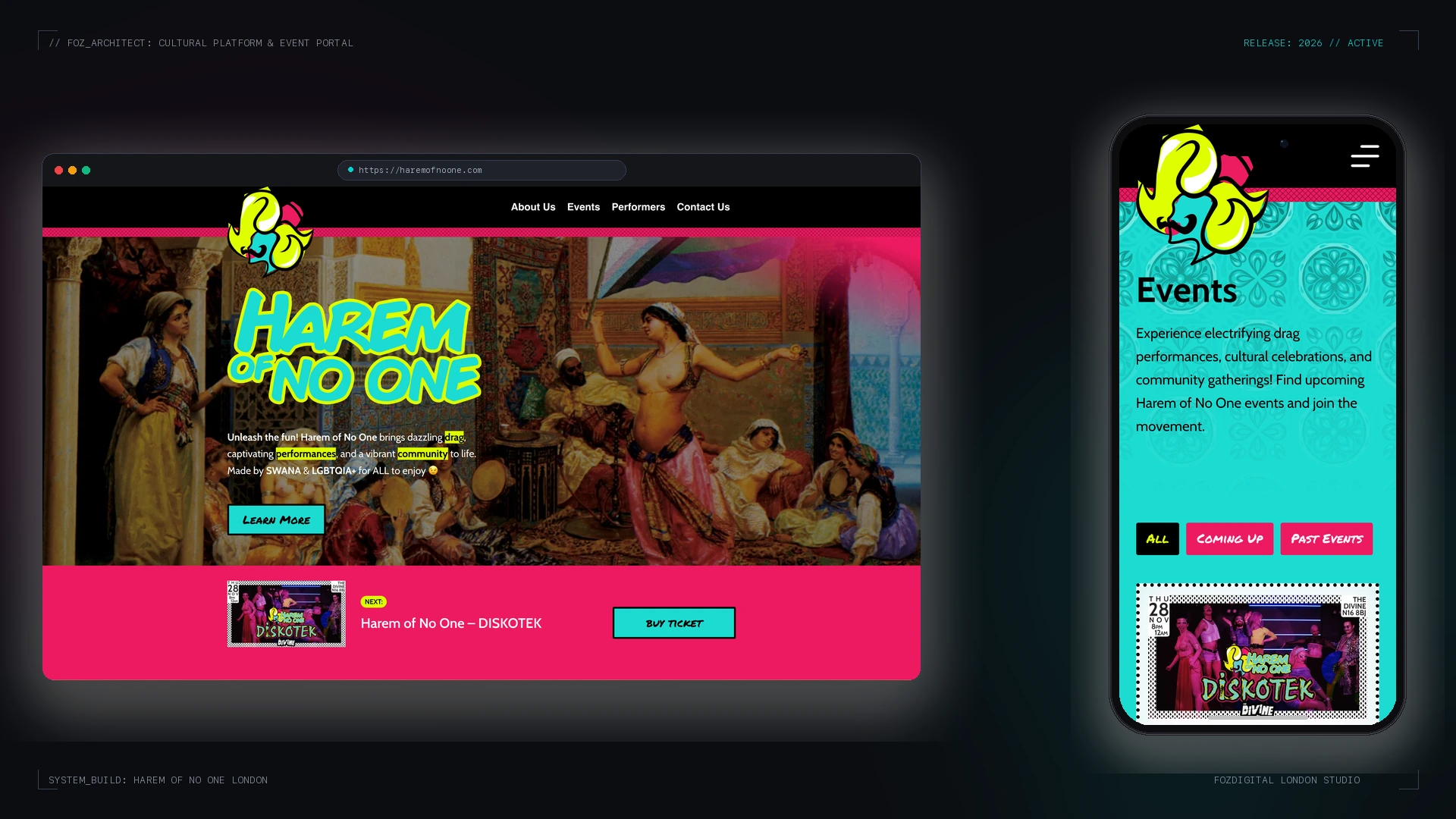 Harem Of No One Hero Cover Showcase 1 • FozDigital London