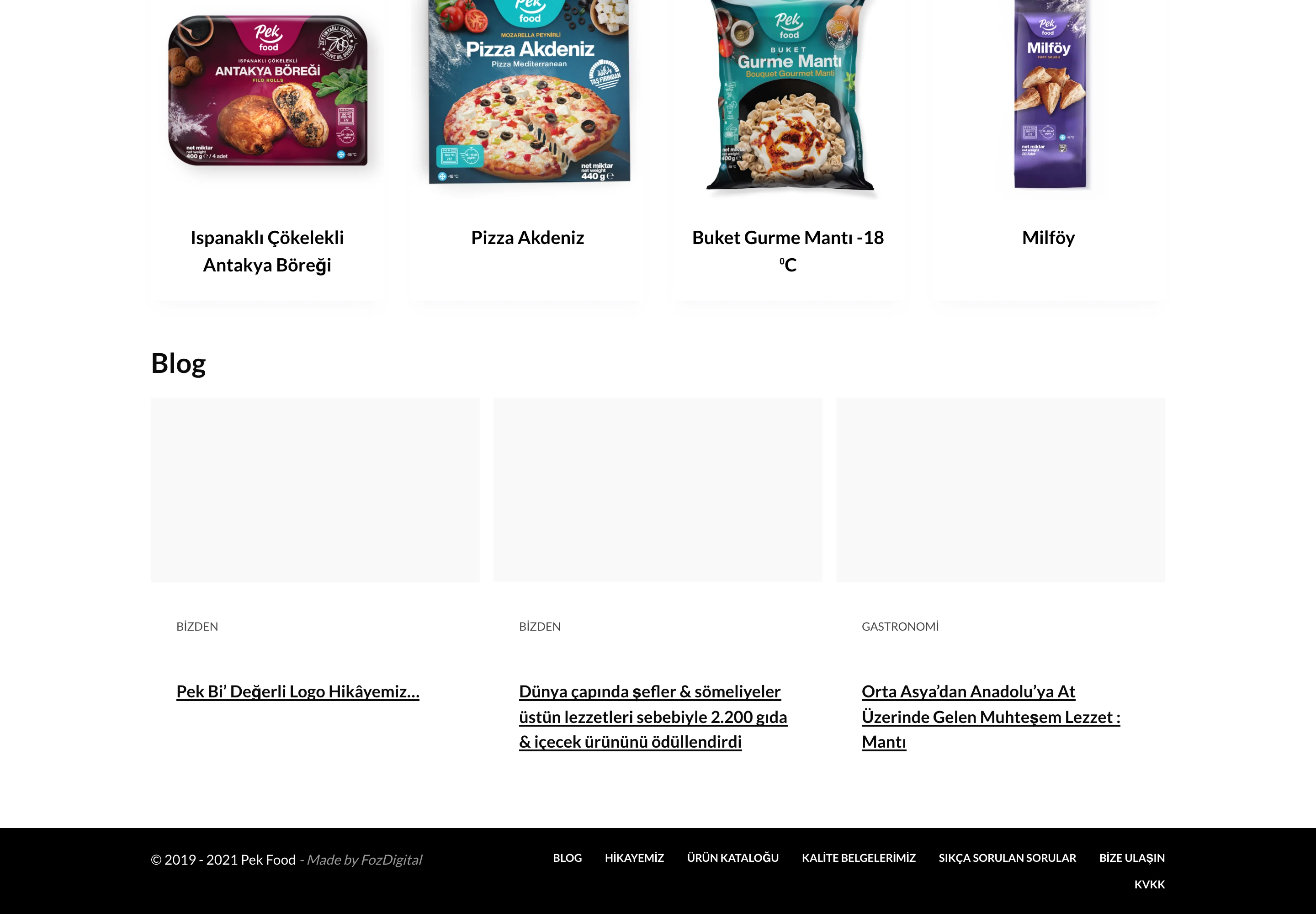 Pek Food V2 Footer Signature — Made by FozDigital